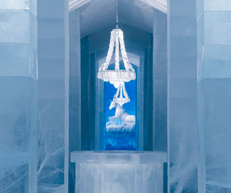 Icehotel main hall