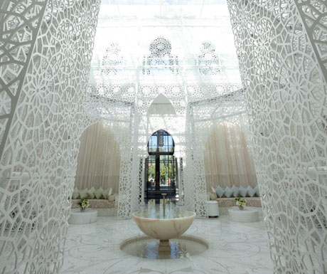 Royal Mansour hall spa