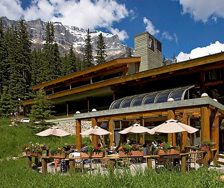 Moraine Lake Lodge, Rocky Mountains, Canada