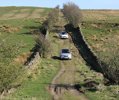 Driving through Kielder