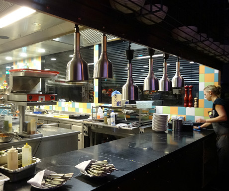 Restaurant kitchen