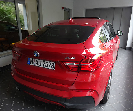 BMW X4 parked at the Carloft