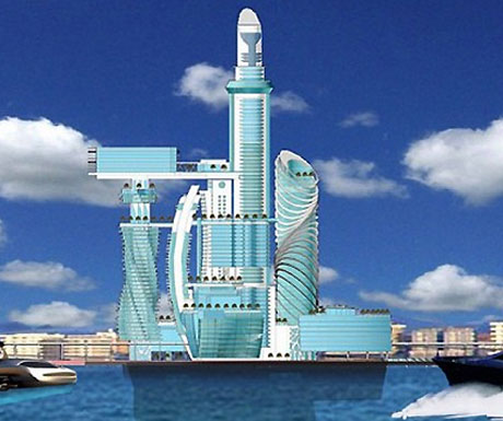 Barcelona Island space hotel