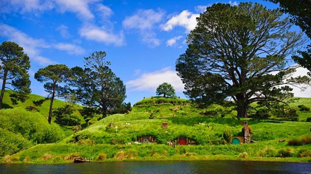 Tourists can visit some of the film locations of The Hobbit, including the Shire, on farmland near Matamata, about 80 ...