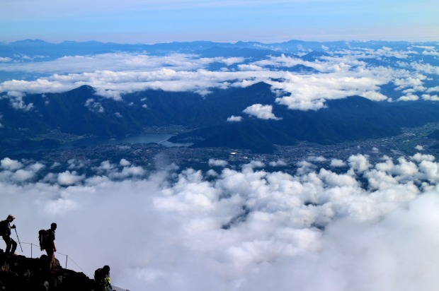 On top of Mt Fuji, Japan: As the perfectly conical backdrop to Tokyo, a city of 13 million people, it's little wonder ...