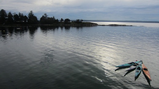 Kayaking Gabriola Island, Canada.