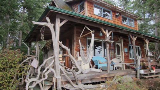 Rustic cottage, Ruxton Island.