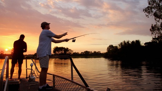 Fishing at Kakadu National Park.