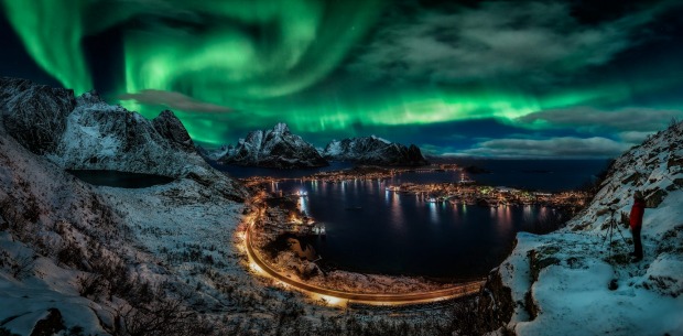 The Northern Lights, Norway: You might be waiting all night for a glimpse of the green, pink and violet waves that lash ...