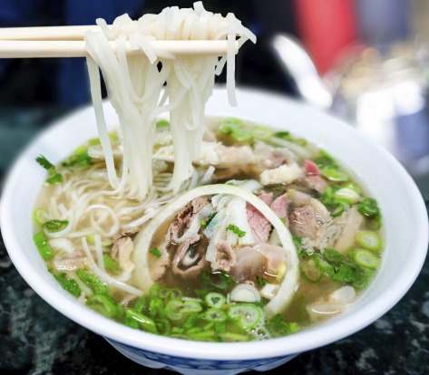 Bowl of pho, a Vietnamese beef noodle soup: There's nothing quite like the smell of this fragrant noodle soup in the ...