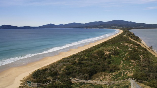 Adventure Bay, Simpsons Bay and The Neck, Bruny Island, Tasmania.