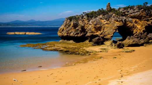 Flinders Island beach.