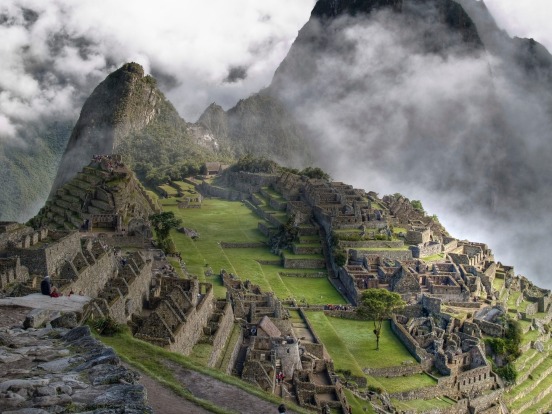 Macchu Piccu, Peru: Machu Picchu would be memorable if it was just sitting on a plain somewhere at sea level. But the ...