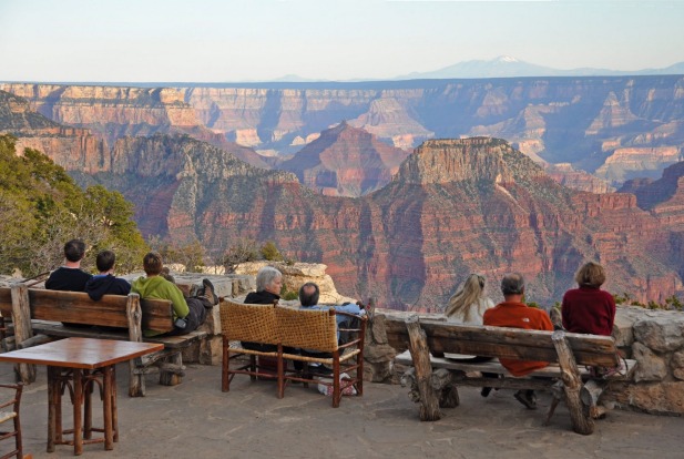 GRAND CANYON NATIONAL PARK: The first sighting of the Grand Canyon always comes as a surprise. It's not one giant slot ...