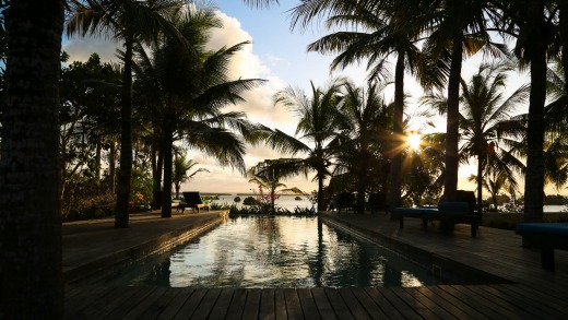 One of three swimming pools at Ibo Island Lodge, Mozambique.