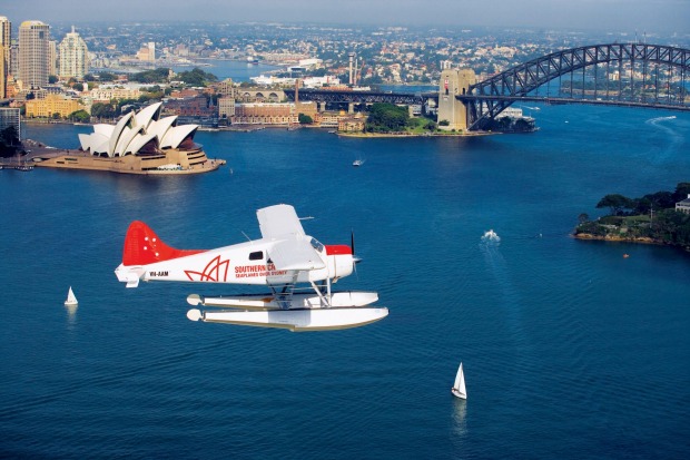 Sydney by seaplane: Is there a more spectacular city harbour than Sydney's? We think not, especially from the air. ...