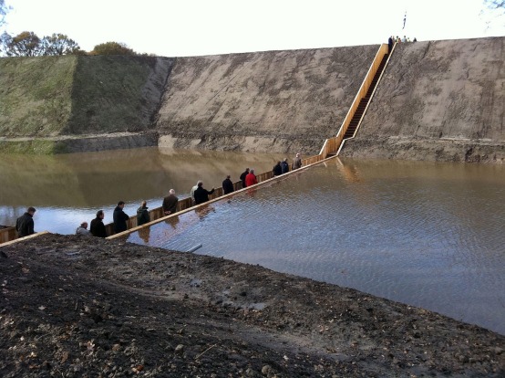 The unique Moses Bridge located in the Netherlands grants pedestrians access to a beautiful 17th century Dutch fortress. ...