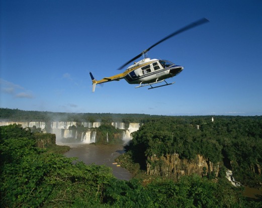 GET A BIRD'S-EYE VIEW: The only way to get a proper perspective on the size and scope of Iguazu's 275 waterfalls is from ...