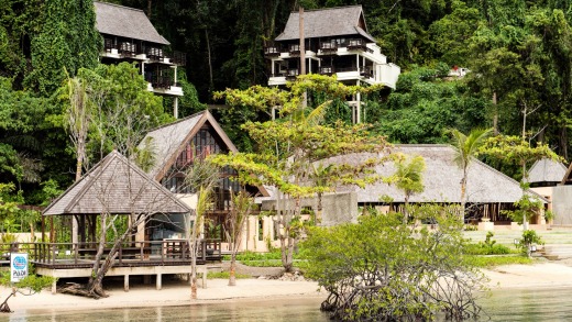 Gaya island resort Sabah Borneo.