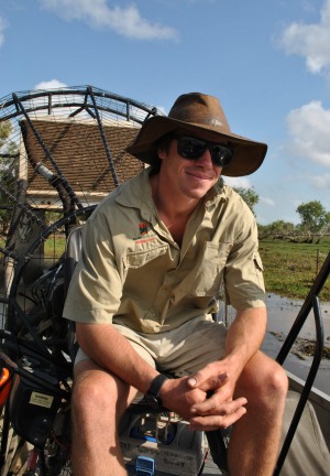 Bamurru Plains guide and airboat operator Riley.