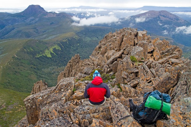 Barn Bluff is Tasmania's fourth-highest peak.