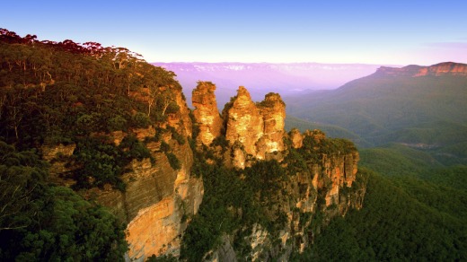 The Blue Mountains National Park.
