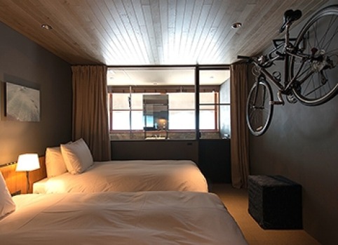 Not only are there racks in each room to mount a bike, the new Hotel Cycle  in Onomichi, Japan, is designed so you can ...