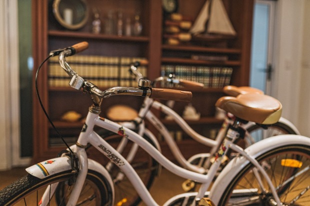 Free bikes are available at the waterfront Reef House in Palm Cove, QLD.