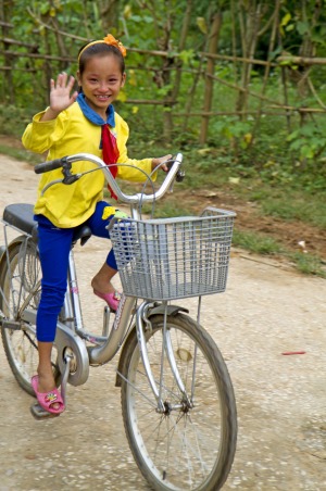 The universal language of cycling.