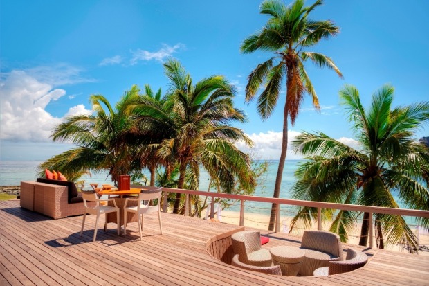 Rocks bar and restaurant, Vomo Island Resort, Fiji.