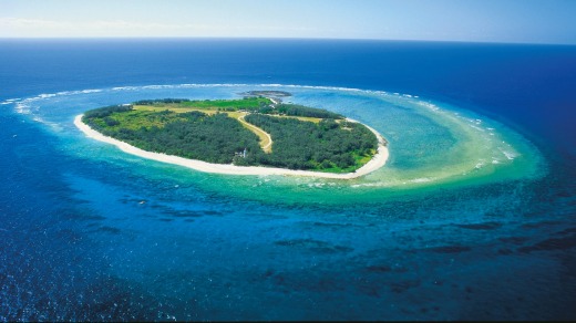 Lady Elliot Island, sometimes known as 'Manta Heaven', at the southernmost point of the Great Barrier Reef.