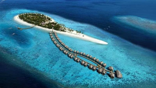 Overwater bungalows, pristine white sand beaches and one of the largest infinity pools in the country make Laoma resort ...
