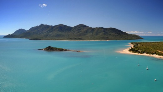 The beaches around Montes Resort at Hydeaway Bay.