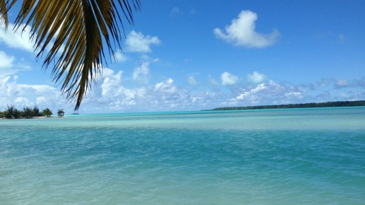 The lagoons are ideal for family swims.