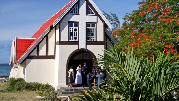 The sleepy fishing village of Cap Malheureux is most famous for its red-roofed Catholic church, a must for photos.