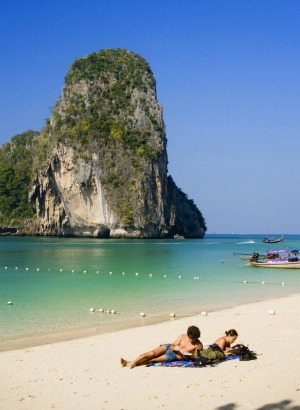 Phra Nang Beach in Thailand.