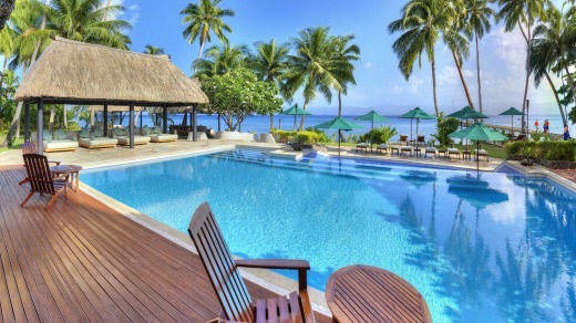 Jean-Michael Cousteau Vanua Levu pool.