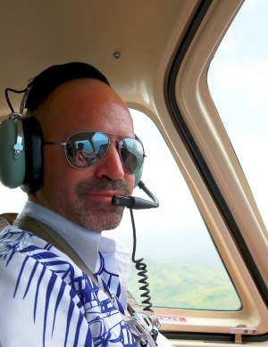 Pilot Luc Delhumeau.