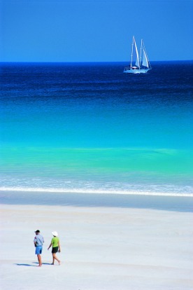 Temperatures at Cable Beach lurk around the 30 degree mark through winter.