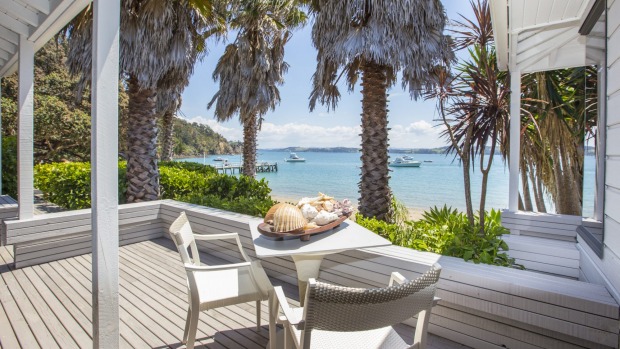 The Beach House, Kawau Island, New Zealand: A boutique, refurbished 11-room beachfront property on little known Kawau ...