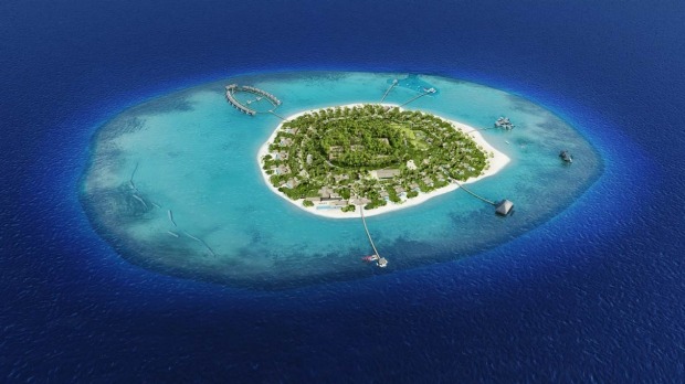 Velaa Private Island resort in the Maldives.