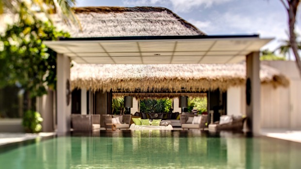 Private pleasures: Island villas are well suited to families.
