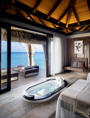 Luxury surrounds: Velaa Private Island.