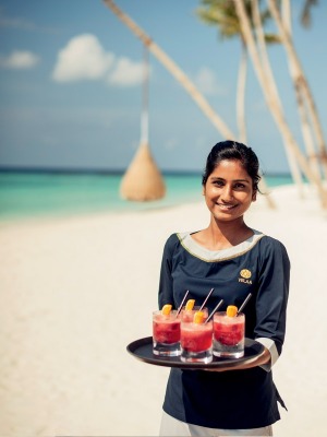 Idyllic escape with top-class service: Velaa Private Island.