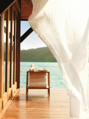 Get pampered by the sea in one of Hamilton Island's many spas.
