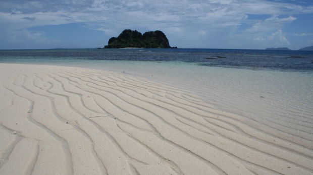 The perfect Pacific Island beach: Vomo Island, Mamanuca Islands, Fiji.