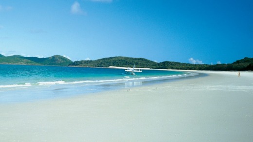 Whitehaven beach in the Whitsundays.