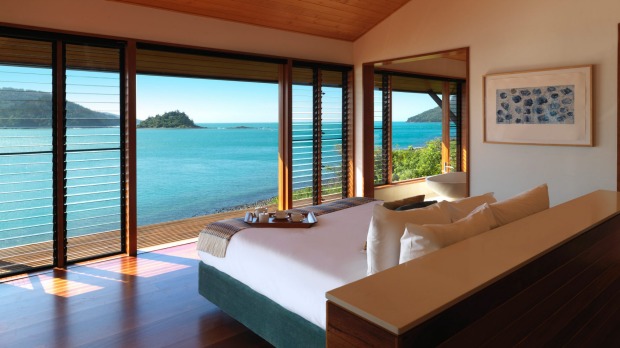 Qualia. The Windward Pavilions have private plunge pools and glittering sea views.