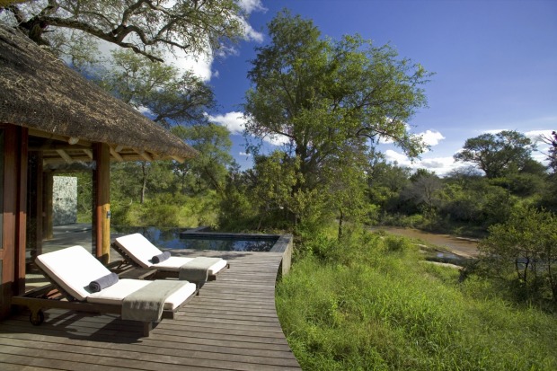 Leadwood Lodge, Sabi Sands, South Africa. With just four suites, each with an outdoor shower, a fireplace and the ...