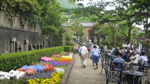 The colonial-era Glover Gardens district in Nagasaki.